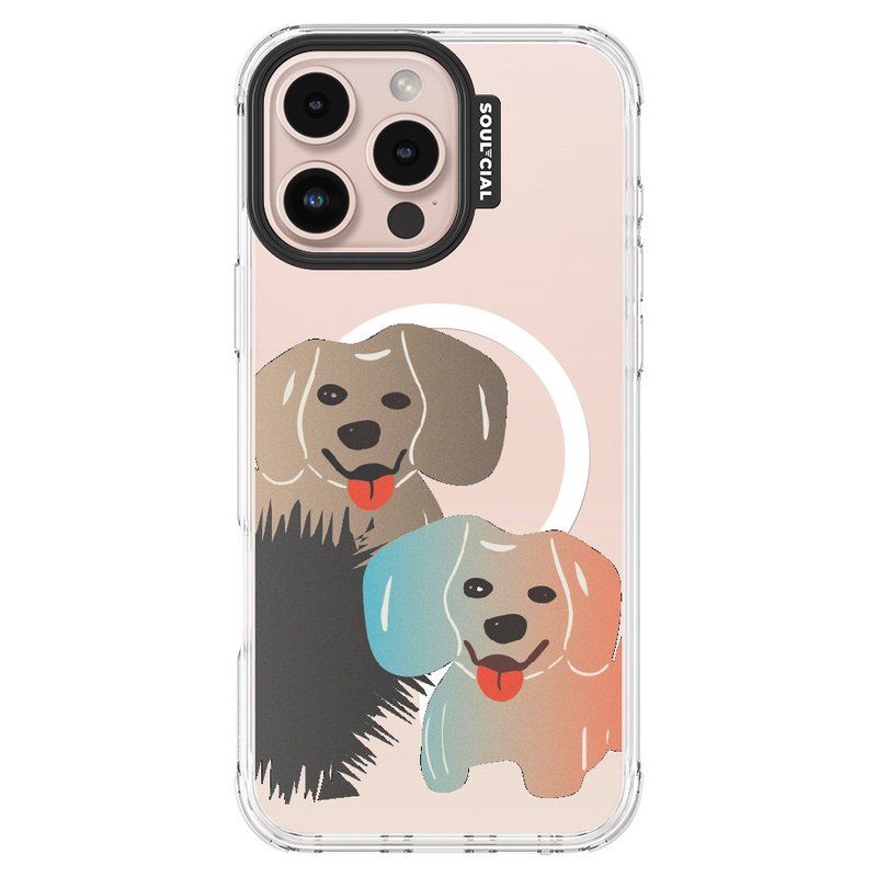 Thug Dog doggie of Tokyo Street iPhone 16 case MagSafe magnetic suction - เคส/ซองมือถือ - วัสดุอื่นๆ 