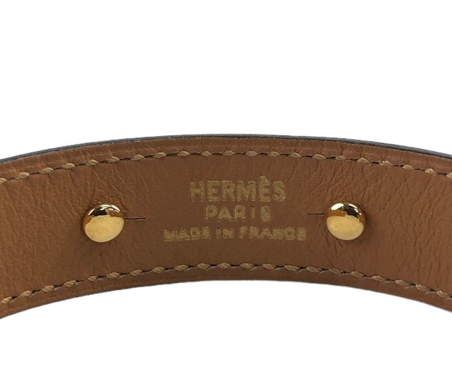 日本直送 名牌中古包 】HERMES エルメス シェーヌダンクルレザー バングル ブラック×ゴールド vintage ヴィンテージ オールド  i5kvpf - ショップ VintageShop solo ブレスレット - Pinkoi