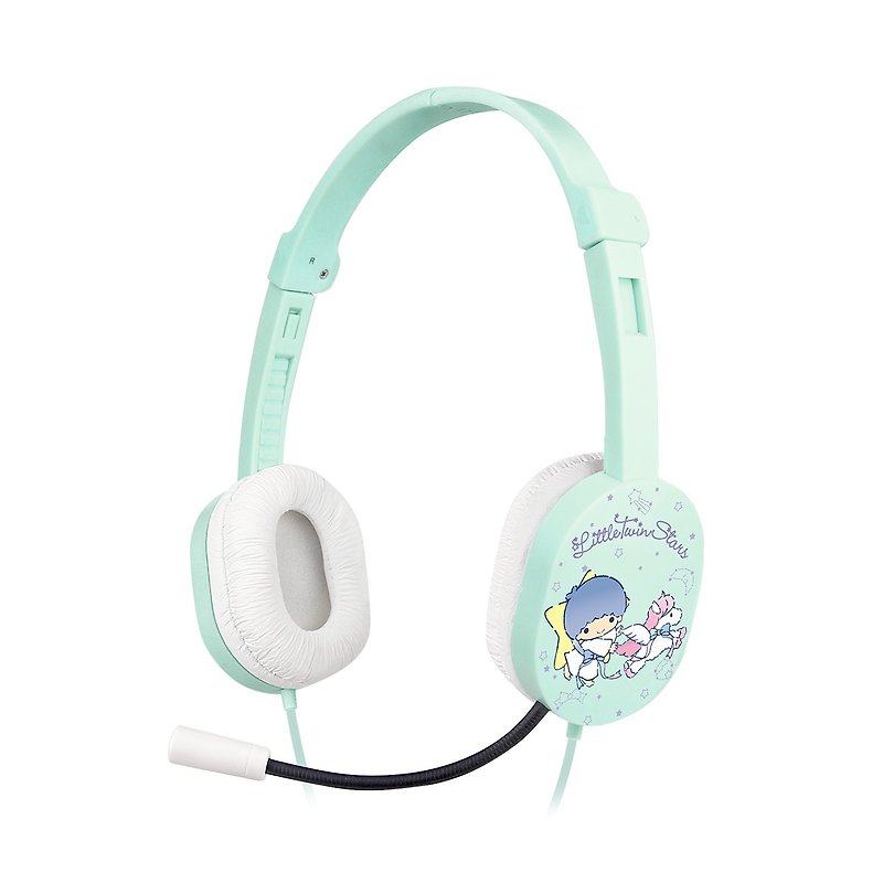 Kids Computer Stereo Headset - Little Twin Stars - Headphones & Earbuds - Plastic Green
