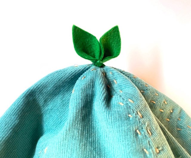 ベビーラップ】Tulipe Turquoise サイズ4（ぐんぐん大きくなあれ