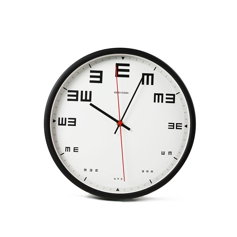 Vision check wall clock - นาฬิกา - แก้ว 
