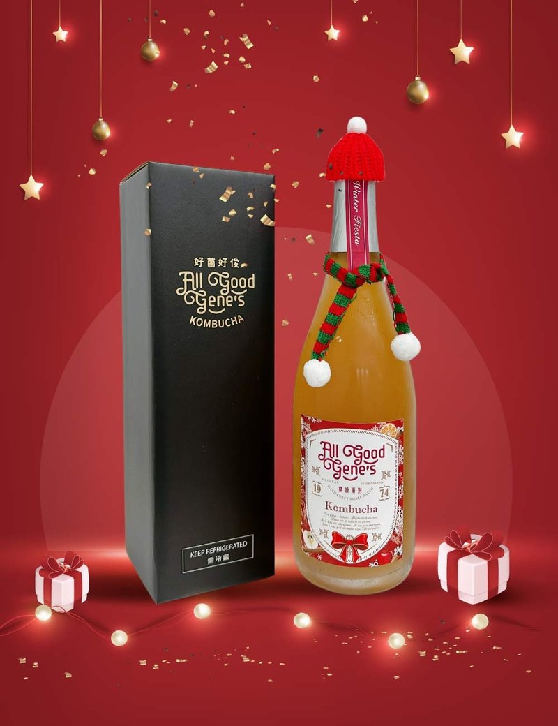 All Good Gene's 聖誕繽紛派對香檳瓶 Winter Fiesta 750ml - 茶葉/茶包/水果茶 - 新鮮食材 