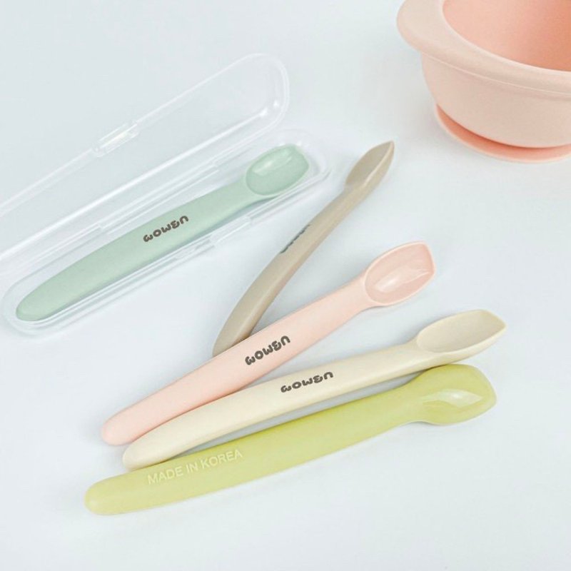 【Korea UBMOM】Baby Silicone Non-staple Food Spoon - Children's Tablewear - Silicone 