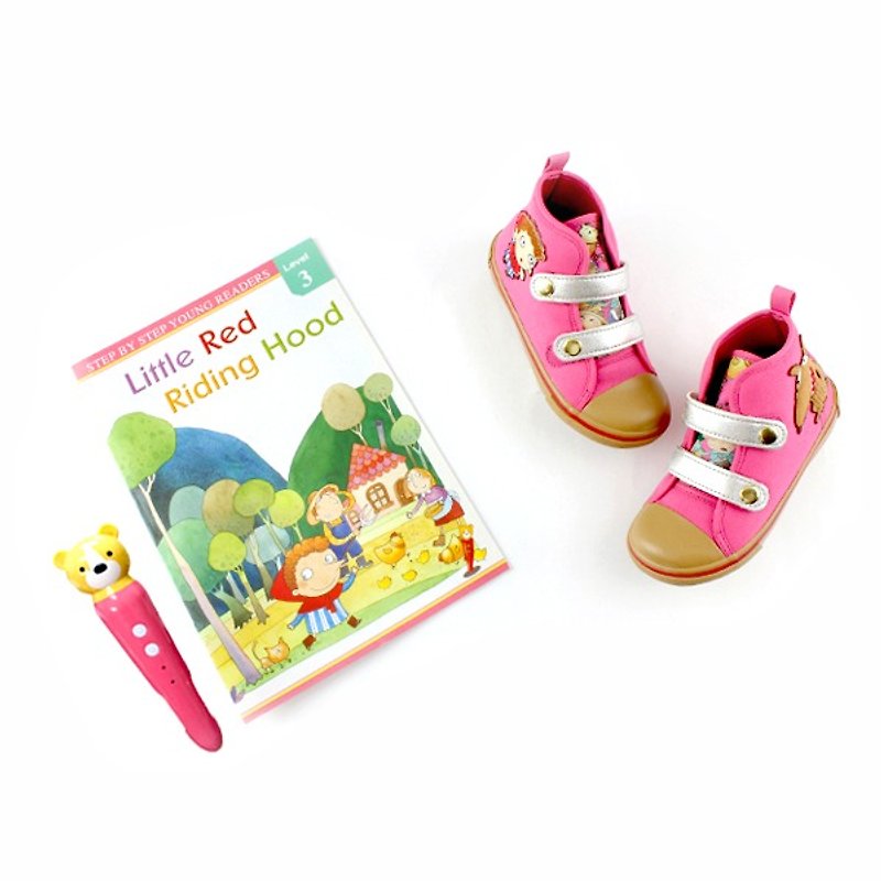 Boing Toddler's short boots color Pink, the price includes English readers - รองเท้าเด็ก - วัสดุอื่นๆ สึชมพู