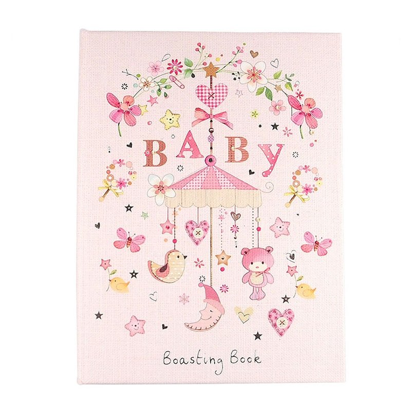 Baby Hexi Rotating Charm Female Baby Photobook 24pcs【paper rose-plug-in photobook】 - อัลบั้มรูป - วัสดุอื่นๆ สึชมพู