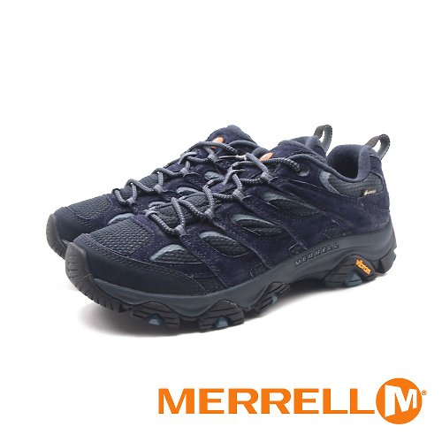 米蘭皮鞋Milano MERRELL(男)MOAB 3 GORE-TEX防水登山健行鞋 男鞋-深藍