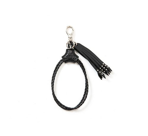 Calee Studs&Embossing Assort Leather Key Ring レザーリベット