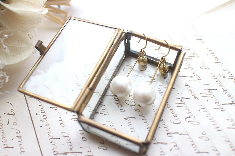 Bubbles-Brass earrings - Earrings & Clip-ons - Copper & Brass Multicolor