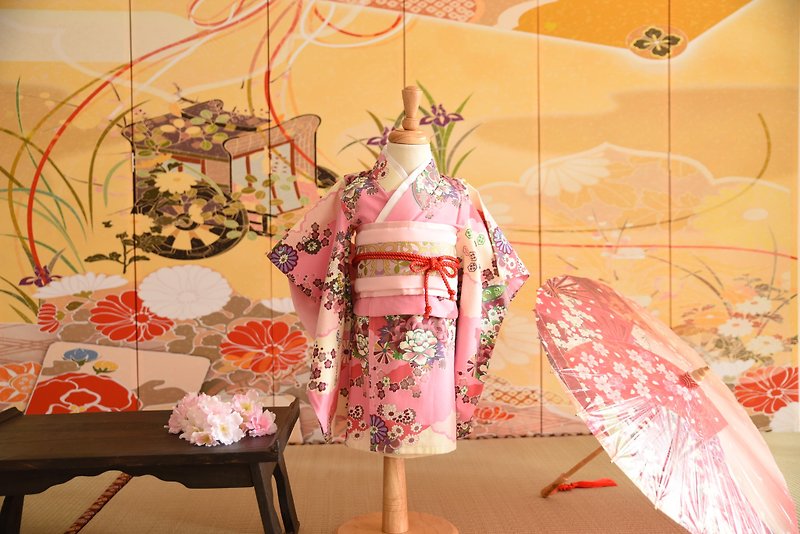 Hand kimono child version - Other - Cotton & Hemp Orange