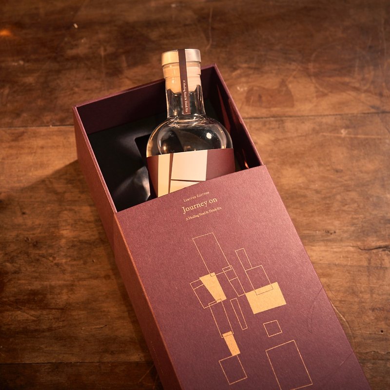 【父親節禮盒】Lobmeyr 限量格雷伯爵茶泡氈酒連神秘選書套裝 - 酒類 - 玻璃 紅色