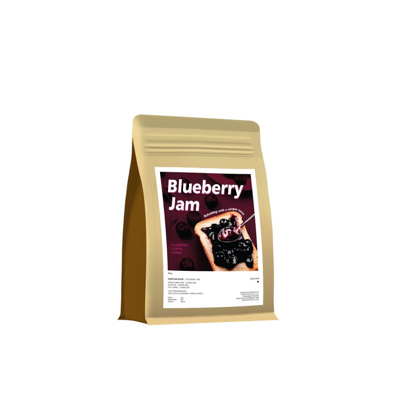 GRAPH | SIGNATURE BLEND - FRUITY FINE SET - BLUEBERRY JAM 500g. - 咖啡/咖啡豆 - 其他材質 紫色