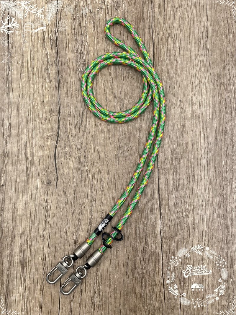 Christmas special niji 6mm Green color - 手機掛繩/背帶 - 其他材質 綠色