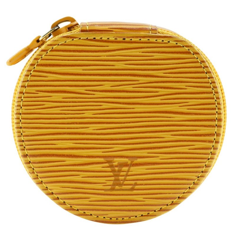 【Direct from Japan】LOUIS VUITTON Jewel Case, Other Fashion Accessories, Epi Leather, Women's, 【Used】 - อื่นๆ - หนังแท้ สีเหลือง