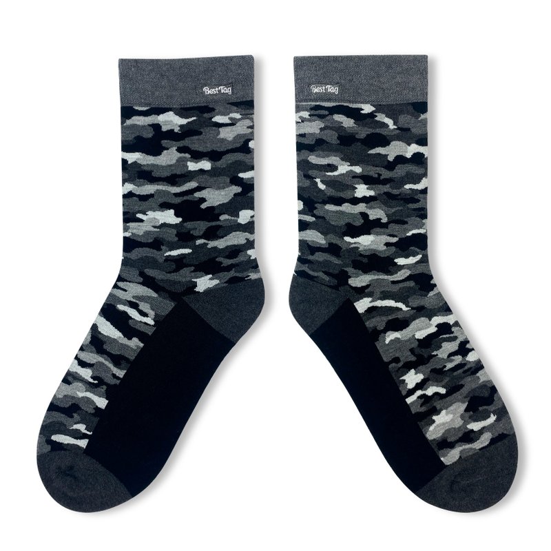 Camouflage Grey Socks - Socks - Cotton & Hemp Gray