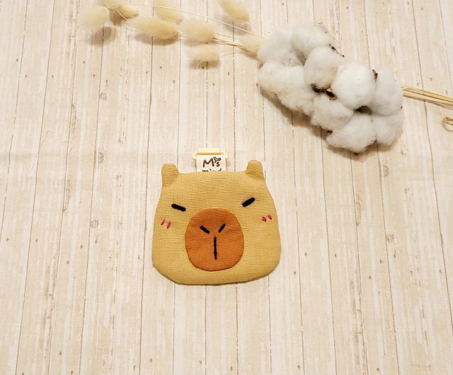 かわいいカピバラ/ピース型チャームバッグ - ショップ msmind951