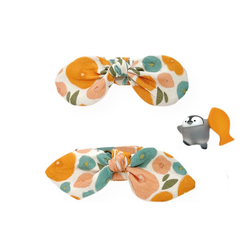 コットン・麻 首輪・リード - MaoFenBiBiはオレンジを食べる-手作りの襟と手作りのヘップバーンのスカーフと手作りの丸いスカーフ