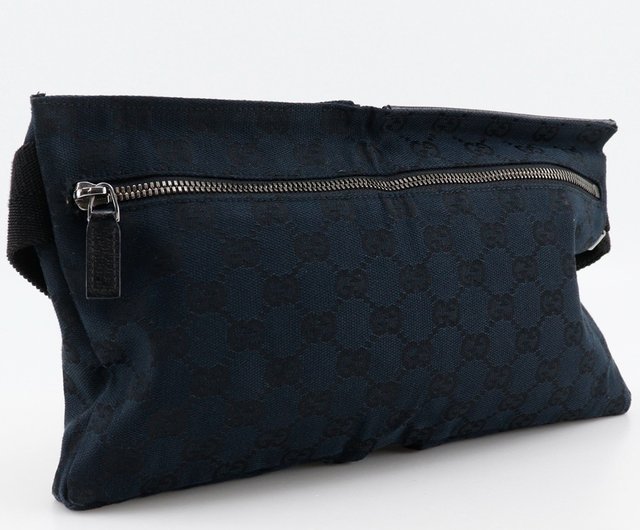 【美品✨】グッチ GGキャンバス ウエストポーチ ボディバッグ 28566 黒 GGキャンバス 未使用品 GUCCI グッチ ウエストポーチ ボディ