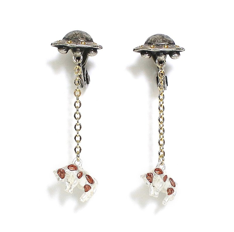UFO Earring UFO Clip-On EA107 - Earrings & Clip-ons - Other Metals Silver