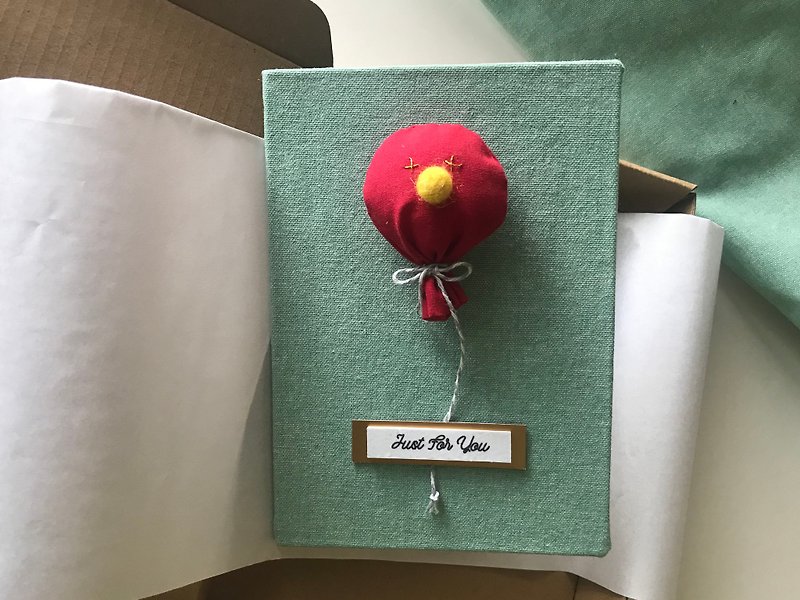 Blessing of a small balloon_Joker/Red|Handmade Card|Universal Card|Birthday Card|Handmade - การ์ด/โปสการ์ด - วัสดุอื่นๆ หลากหลายสี