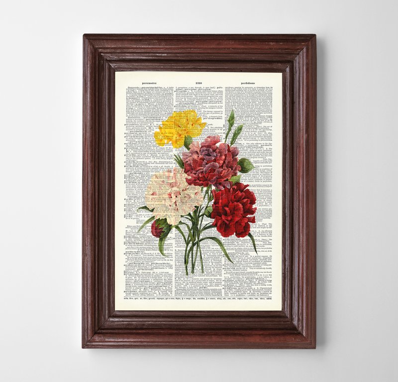 floral print (3) Customizable posters - ตกแต่งผนัง - กระดาษ 