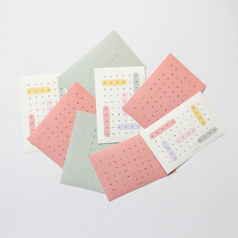 Dash and Dot-Bingo English Alphabet Message Sticker (3 in), DAD14091 - Stickers - Paper 