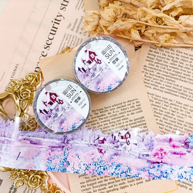 NO.354 櫻樂 Music In Sakura / 紙膠帶 Masking Tape - 紙膠帶/和紙/PET - 塑膠 多色