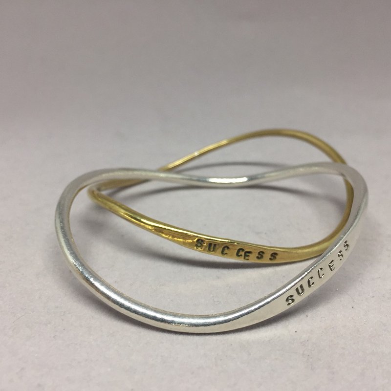 純銀典雅手環金工體驗/下單2位可享85折(台南手作的詩金工教室) - 金工/銀器 - 純銀 