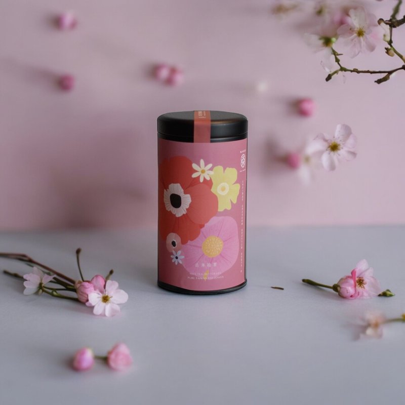 【 季節限定 柚花紅茶 】 窨香紅茶(50g) 臺灣原葉茶葉 精緻罐裝 - 茶葉/茶包/水果茶 - 其他材質 紅色