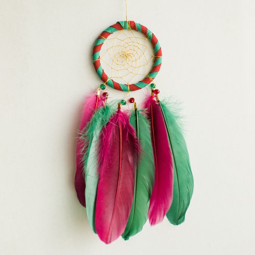 クリスマス限定 - ドリームキャッチャー素材パック - 2色 (レッドと