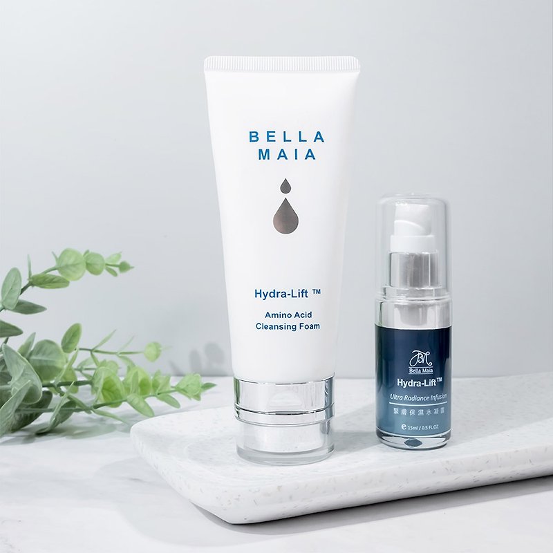 【Bella Maya】Amino Acid Cleansing Honey 100ml + Firming Moisturizing Water Gel 15ml - Other - Other Materials Blue