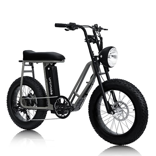 SEic單車工廠 【SEic】復古Unimoke SW低跨版城市電動輔助自行車_簡約石墨灰