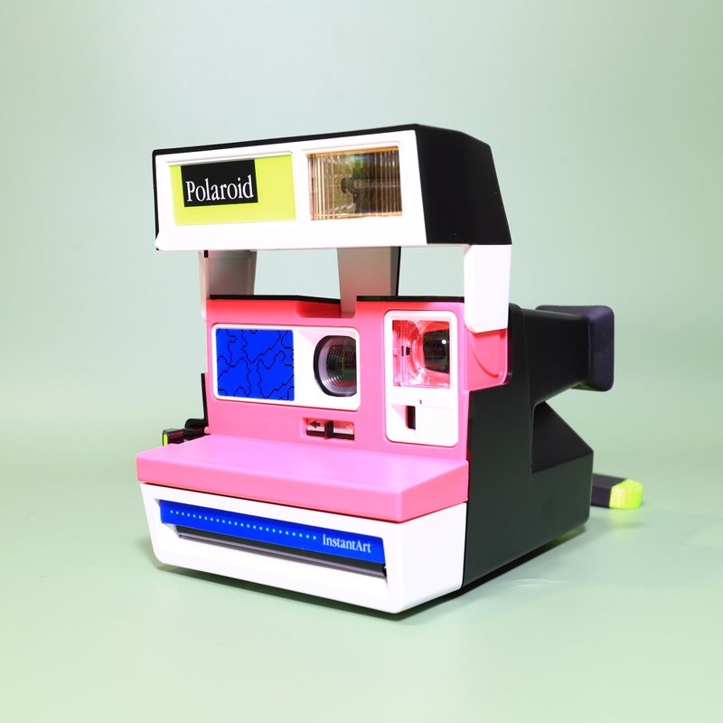 [Polaroid Grocery Store] Polaroid 600 Pixel-Spotted America Limited Polaroid - อื่นๆ - พลาสติก สึชมพู