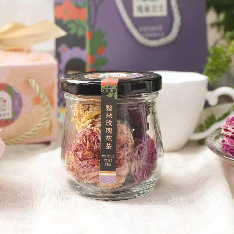 瑰秘食光台灣多品種玫瑰花茶X小罐 - 茶葉/茶包/水果茶 - 新鮮食材 紫色