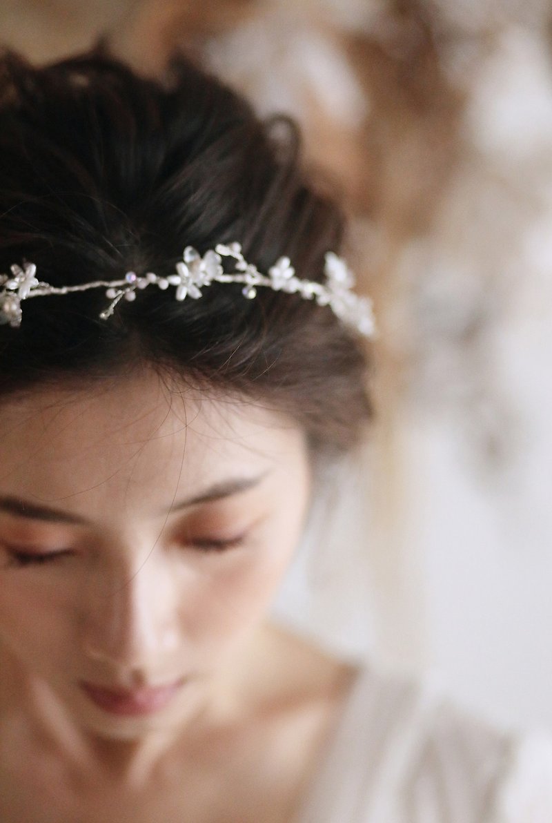 Snow Angel Bridal Hairpieces限量新娘髮圈頭飾 新娘髮飾QS962 - 髮夾/髮飾 - 其他材質 多色