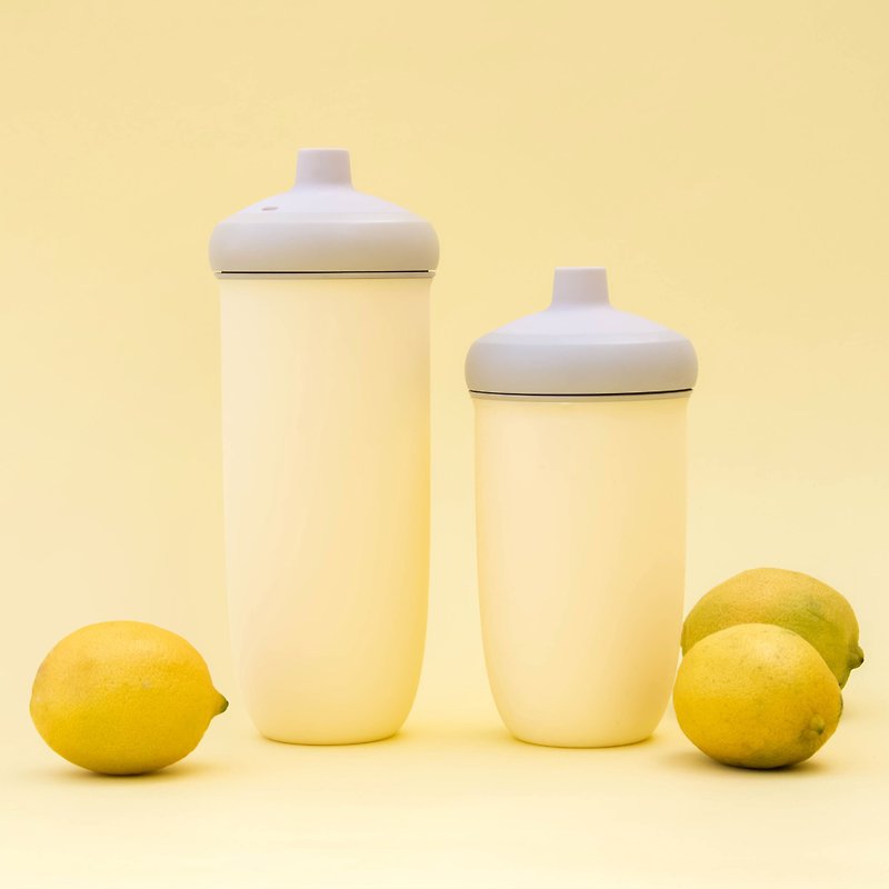 甘甘隨心杯 I 新鮮健康  隨口隨到－淡檸黃 - 水壺/水瓶 - 矽膠 黃色