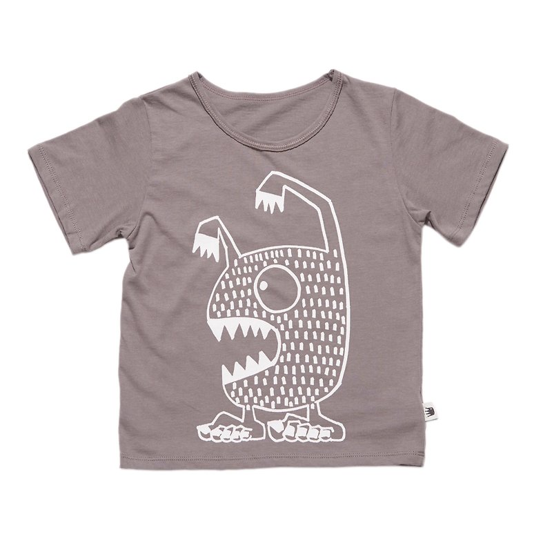 ★ ★ natural and comfortable organic cotton T_ gray monster - Other - Cotton & Hemp 