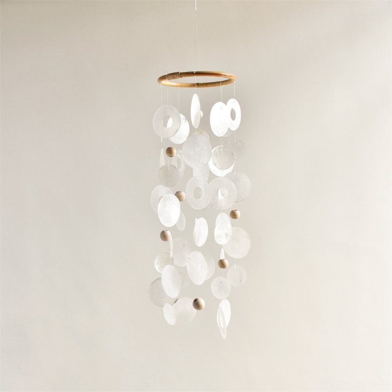 Shell Wind Chimes | Norway Trails - Items for Display - Shell White