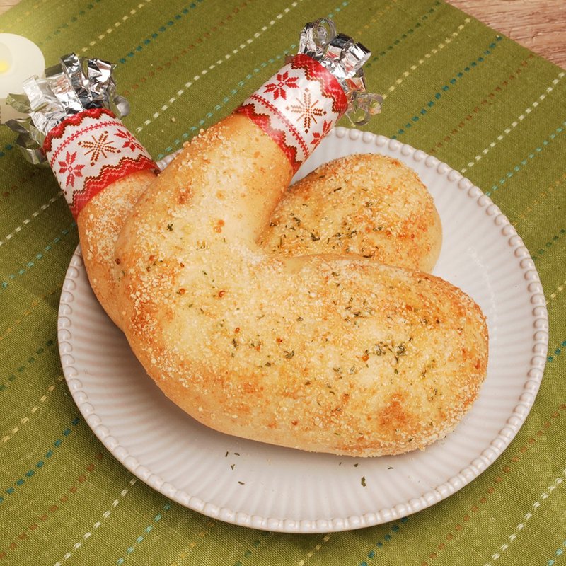 燻雞蜂蜜芥末雞腿包【你沒看錯－就是雞腿造型麵包呦】聖誕節 - 麵包/吐司 - 新鮮食材 