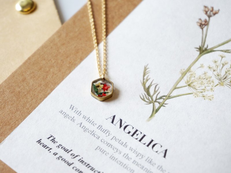 ALOTSS / necklace / mix / cool jewelry, cute necklace, dainty necklace, unique j - Necklaces - Plants & Flowers Gold