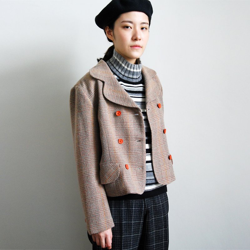 Pumpkin Vintage. Vintage double breasted jacket - Women's Casual & Functional Jackets - Other Materials 