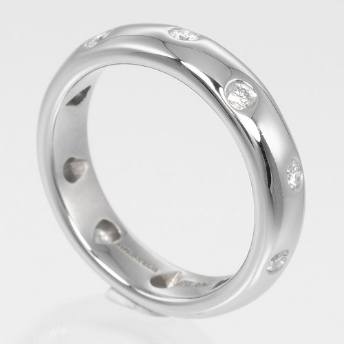 日本直送】ティファニー TIFFANY&Co. ドッツ 7.5号 リング・指輪 Pt950