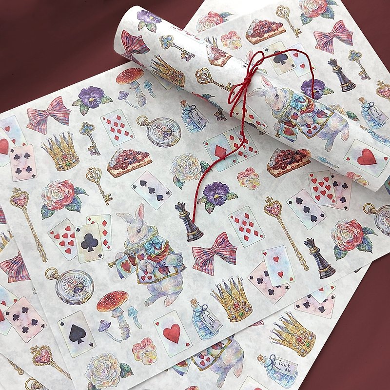 Design Paper Let's go to Wonderland! - Gift Wrapping & Boxes - Paper 