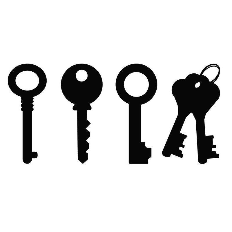 Key svg, keys svg, key eps, keys eps, key png, keys png, key template, Cricut - 圖文模板設計 - 其他材質 