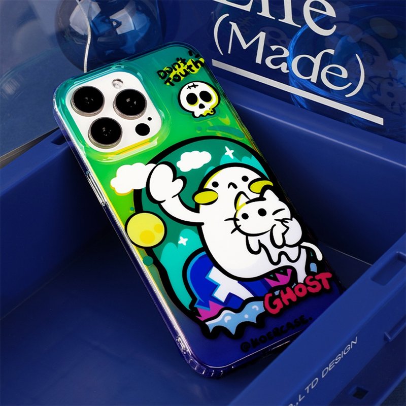 不要碰我的貓咪 小幽靈  iPhone 手機殼 - 手機殼/手機套 - 其他材質 