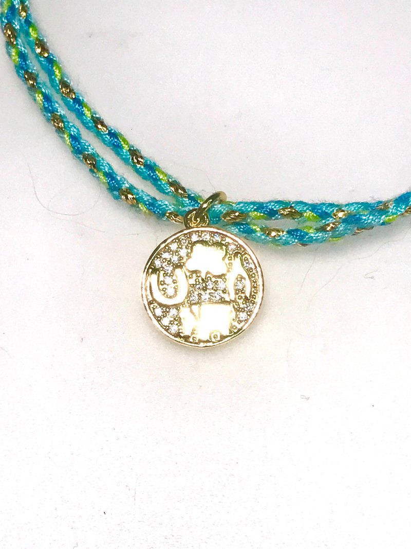 Lucky charm bracelet - 手鍊/手環 - 銅/黃銅 金色