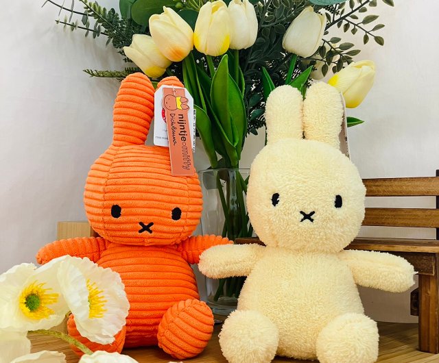 ミッフィー　ブラウンコーデュロイ ゆきのひコーデ 正規品 ミッフィー miffy ぬいぐるみ かわいい BON TON TOYS