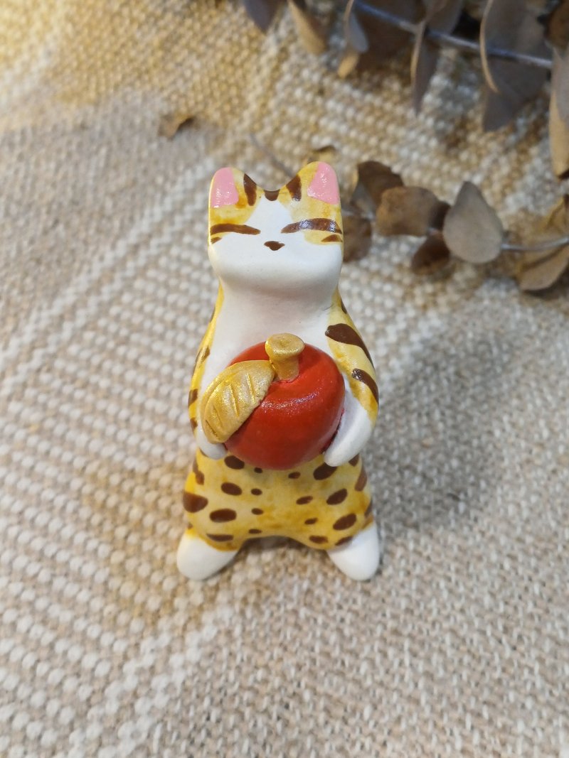 貓肥運來-金金平安-傳心達意小物 - 公仔/玩偶 - 陶 