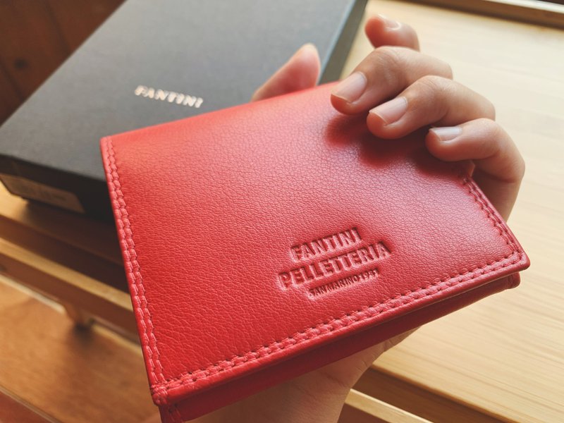 Magnolia Small Genuine Leather Wallet. - กระเป๋าสตางค์ - หนังแท้ 