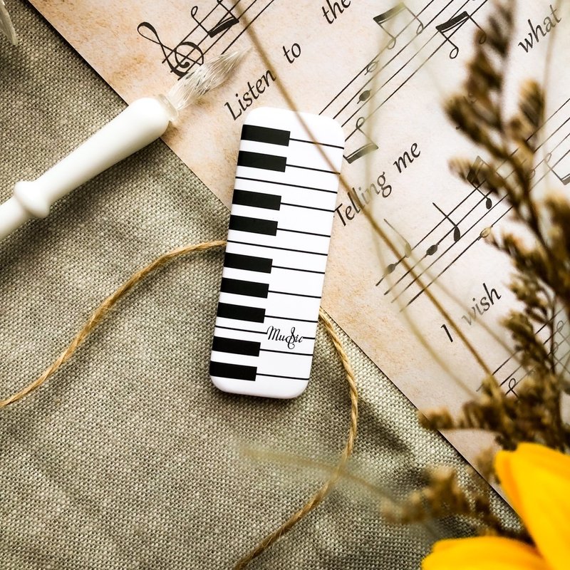 鋼琴徽章 - 襟章/徽章 - 塑膠 白色