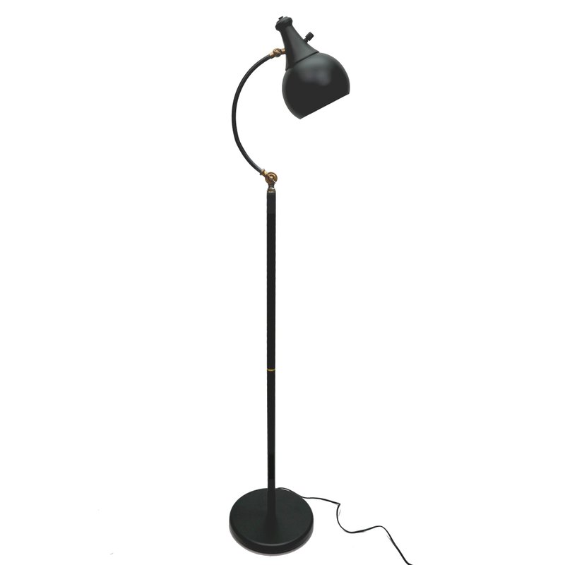 [Old Time] Floor Lamp Standing Lamp Reading Lamp Loft MIT Taiwan Lighting - โคมไฟ - โลหะ สีดำ